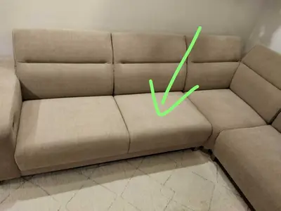 Po opravě: sedák s novými pružinami