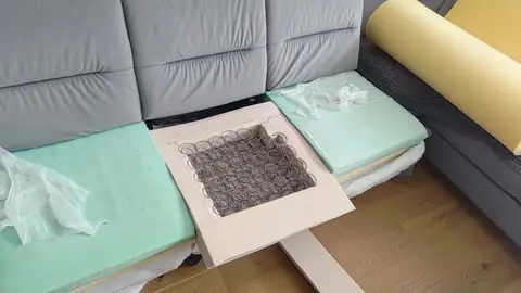 Nové pružinové jádro usazené v sedáku